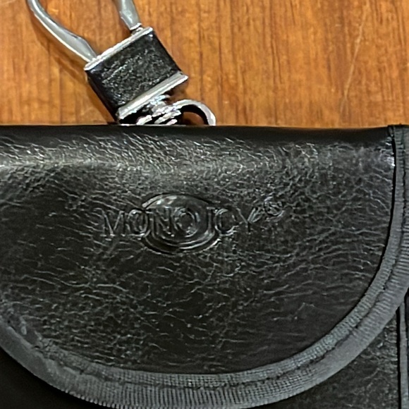 RFID Signal Blocker for Car Key Fob Small Phones black synthetic leather new - Picture 2 of 6